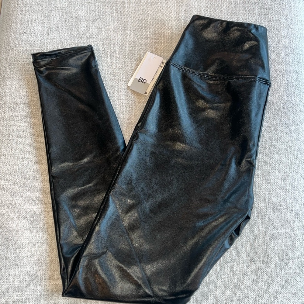 Black Pleather Leggings * Brand New | Never worn | with tags!*
